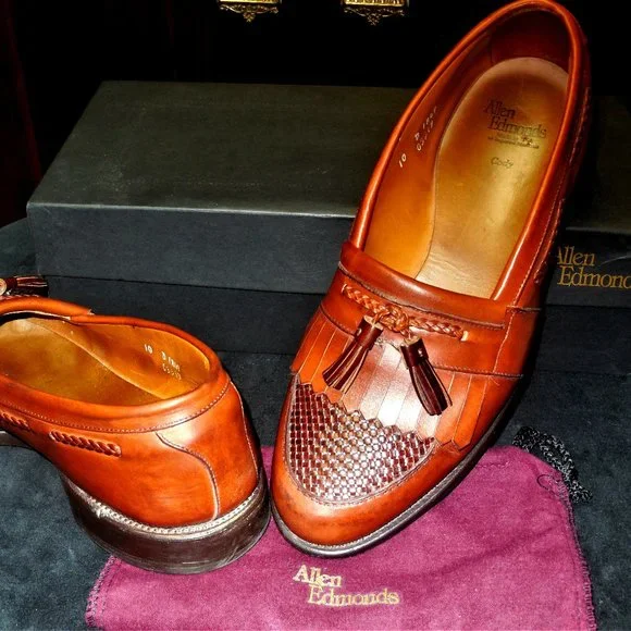 Allen Edmonds | Shoes | Allen Edmonds Mens Brown Tassel  display picture 3